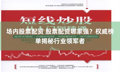 场内股票配资 股票配资哪家强？权威榜单揭秘行业领军者